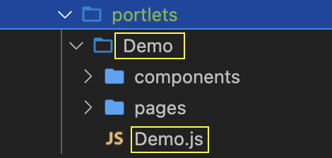 A valid portlet file structure